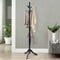 Adjustable Height Free Standing Wooden Coat Rack Tree Perfect for Any Room